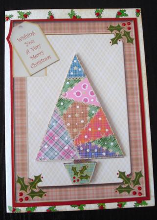 Quilted Christmas Tree Topper 2 by Lesley Earing