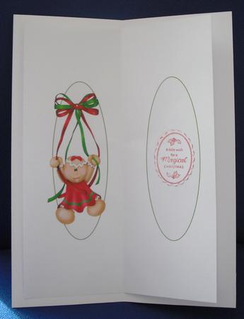 Gingerbread Girl Christmas Large Dl Insert by Lesley Earing