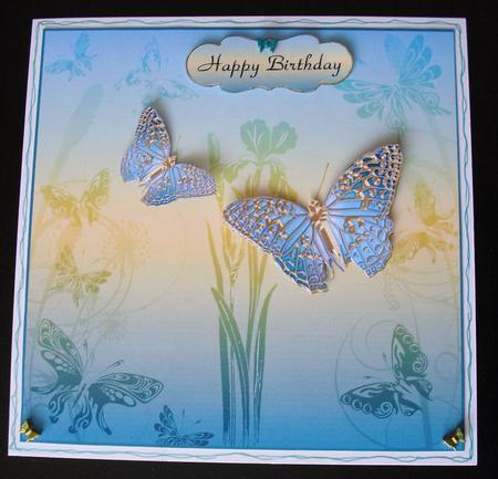 8x8 Butterfly Nirvana 1 by Lesley Earing