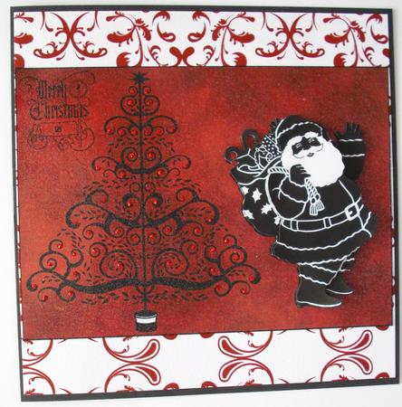 Silhouette Santa by Lesley Earing