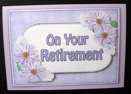5x7 Retirement Daisies 3D Step by Step Decoupage by Lesley Earing