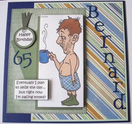 Bert Plans to Seize the Day Quick Card by Lesley Earing