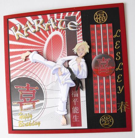 Karate Lady Kit. by Lesley Earing