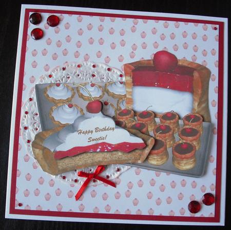 Sweet Treats Cherry on Top - Happy Birthday Sweetie! by Lesley Earing
