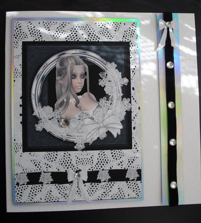Black Lacey Elegance by Lesley Earing