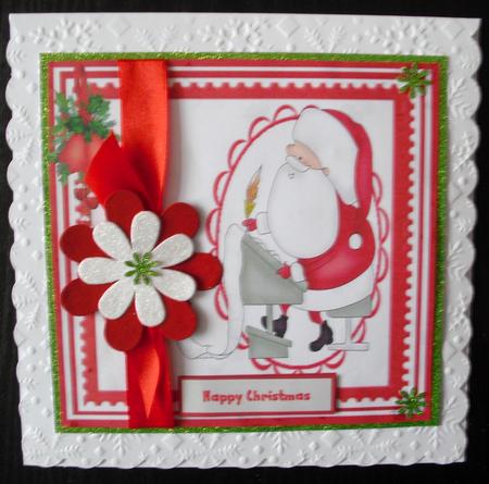 Sants Making Out the Christmas List by Lesley Earing