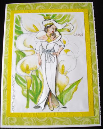 Floral Ladies-lady Calla Lily by Lesley Earing
