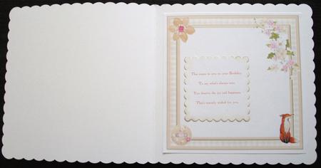 Fox Scene Card Insert by Lesley Earing