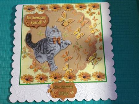 Catching Butterflies - Have a Purrrrrfect Day! by Lesley Earing