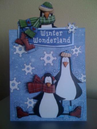 Winter Wonderland Over the Edge Sheet by Lesley Fox