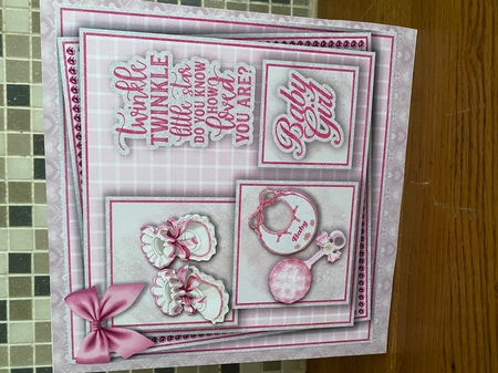 Twinkle Twinkle Baby Girl #1 by Lesley Pink