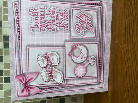 Twinkle Twinkle Baby Girl #1 by Lesley Pink
