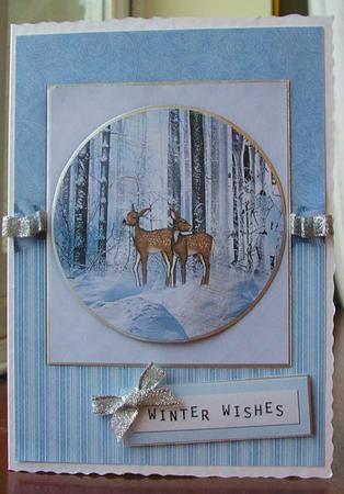 Winter Deer by Lesley Williams