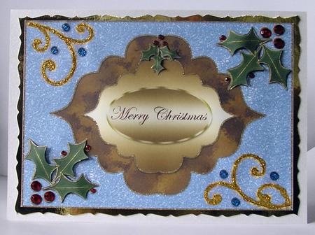 Beautiful Christmas Step by Step Card 8 by Lesley Williams