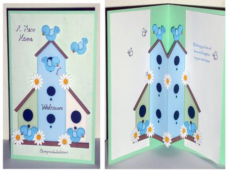 Blue Birdhouse New Home Step by Step by Lesley Williams