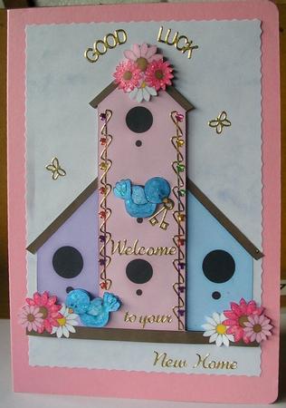 Pink Birdhouse New Home Step by Step by Lesley Williams