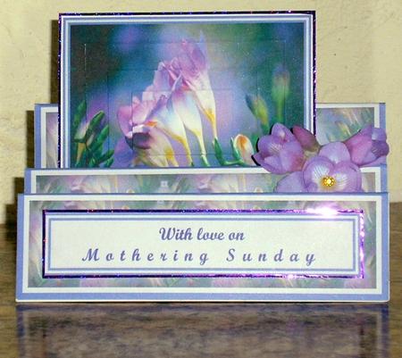 Purple Fantasy Flower Stair Stepper Kit by Lesley Williams