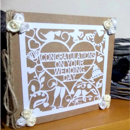 Congratulations on your Wedding Day Card Topper Featured Gallery Photo