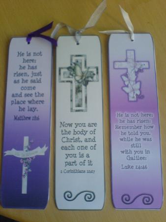 Cross Scripture Bookmarks by Lianne Elvidge