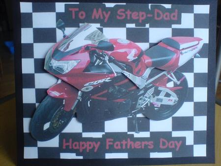 Sporty Super Bike Quick Card by Lianne Elvidge