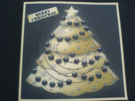 Xmas Tree Circle Pyramage Topper by Lianne Elvidge