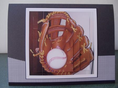 Catchers Mitt - No.1 Baseball Fan Unusual Pyramid Stacker D by Lillian Theune