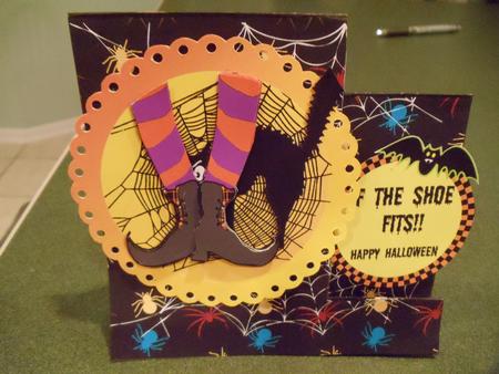 If the Shoe Fits Side Stepper Card by Lillian Theune