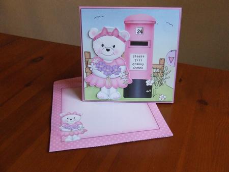 3D Teddy Tess Sleeps Till Granny Comes Countdown Moveable Featured Gallery Photo
