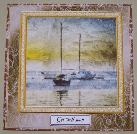 OIL PAINTING BOATS  MULTI SENTIMENT by Linda Fraser