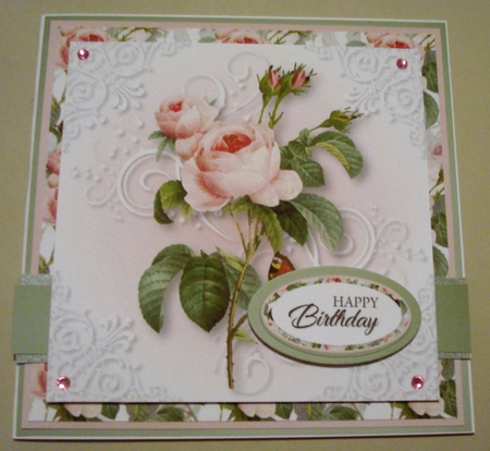 Vintage Flowers and Butterflies 4 by Linda Fraser