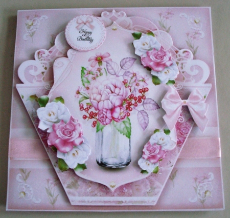 Fresh Soft Pink Flowers Mini Kit by Linda Fraser