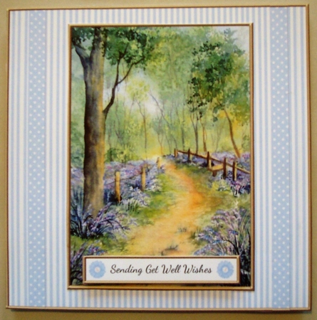 Sending Get Well Wishes - Garden Scene #4 by Linda Fraser