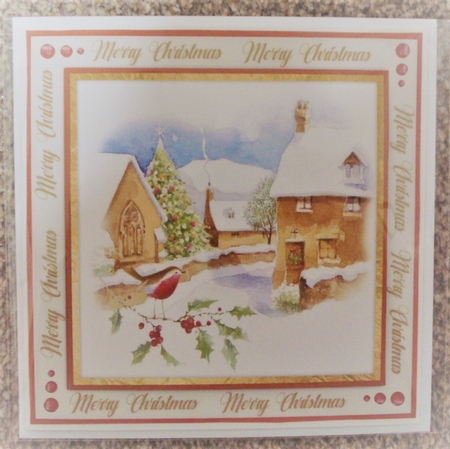 Beautiful Christmas Village  by Linda Fraser
