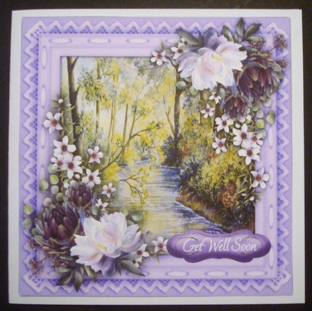 8x8 Mini Kit , Beautiful Forest Stream by Linda Fraser