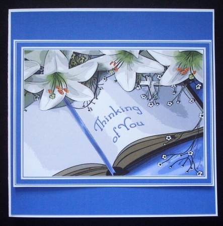 Remembrance Book & Lilies by Linda Fraser