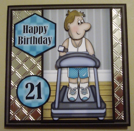 Treadmill Dave Mini Kit Birthday/Fathers Day by Linda Fraser