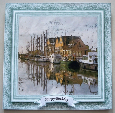 DISTRESSED HARBOUR MULTI SENTIMENT by Linda Fraser