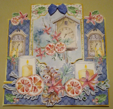 FRAME STEPPER CARD - Christmas Times by Linda Fraser