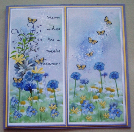 Z Fold Get Well Soon including Template  by Linda Fraser