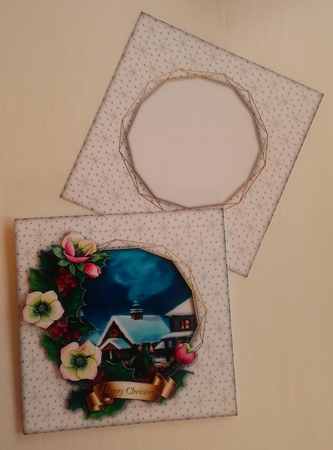 Christmas View - Snow Town by Linda Garnett