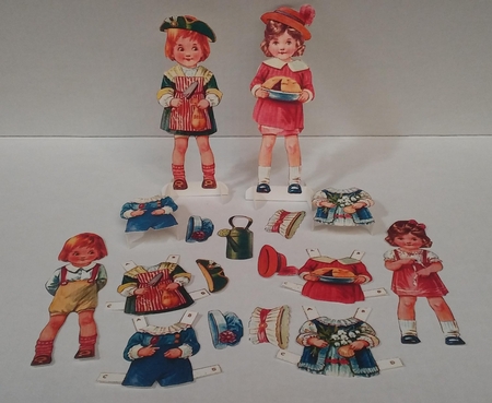 MARY AND JACK PAPERDOLL by Linda Garnett