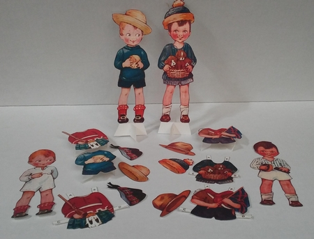 TOMMY AND JIMMY PAPERDOLL by Linda Garnett
