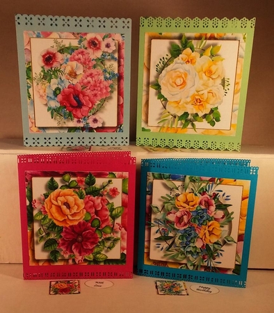 Beautiful Bouquet QUICK TOPPER Bumper Kit by Linda Garnett