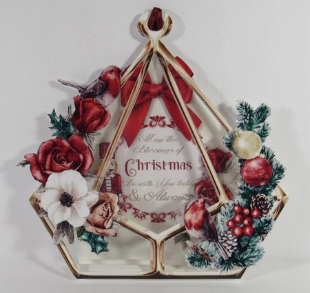 Memorable Christmas 3d Terrarium Cards & Envelopes Kit by Linda Garnett