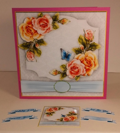 Beautiful Rosy Glow Roses by Linda Garnett