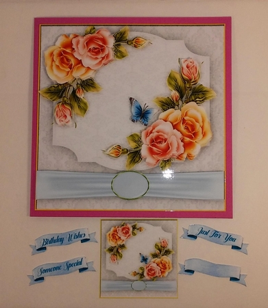 Beautiful Rosy Glow Roses by Linda Garnett