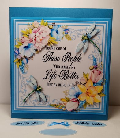 Beautiful Spring Flowers and Dragonflys by Linda Garnett