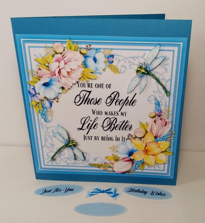Beautiful Spring Flowers and Dragonflys by Linda Garnett