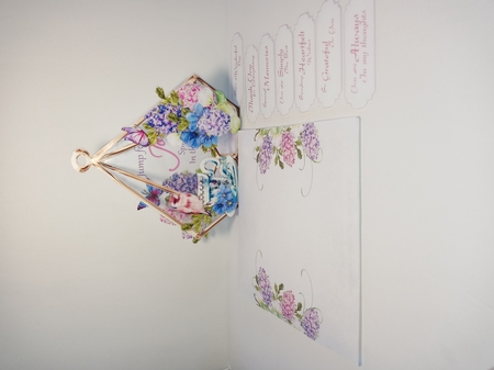 Jump for Joy 3d Terrarium Cards & Envelopes Kit by Linda Garnett