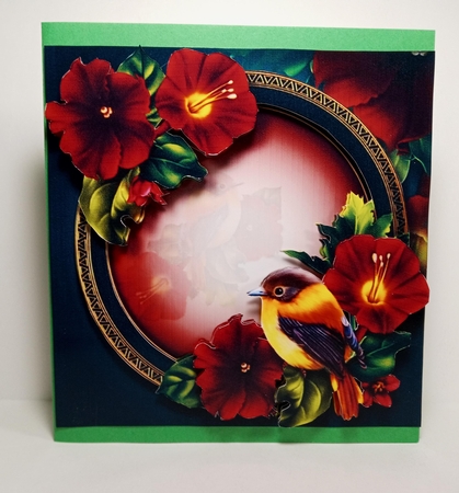 Rich Red Flowers Bumper Kit by Linda Garnett